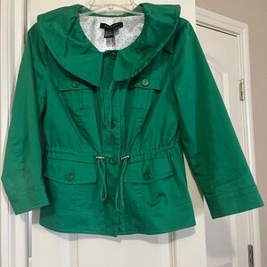 Sandro sportswear size Small green lightweight jacket